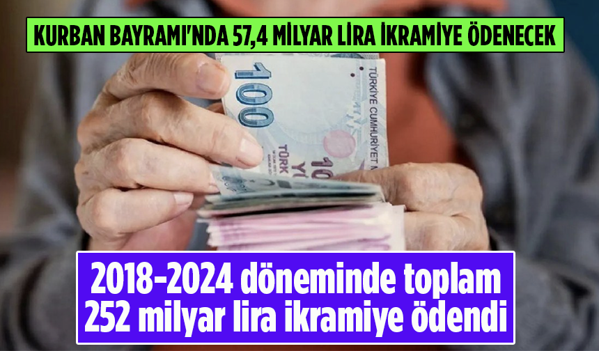 Bayramda emekliye ödenecek toplam ikramiye tutarı belli oldu