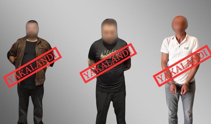 Üç azılı suçlu yakalanıp Türkiye'ye getirildi