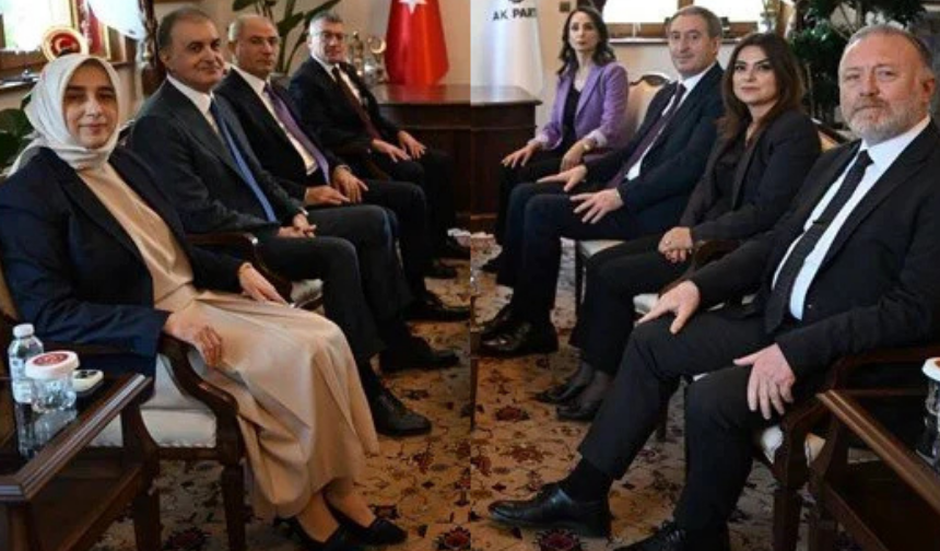 AK Parti grubu ile DEM Parti heyetinin görüşmesi sona erdi