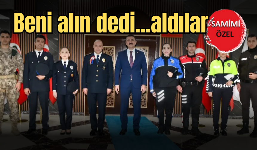 Gazi çocuğu valiyi merkeze aldılar