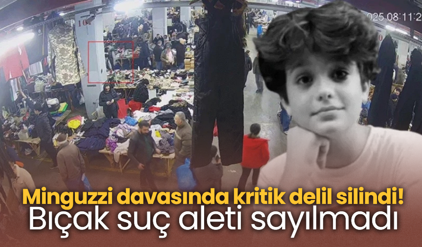Minguzzi davasında kritik delil silindi! Bıçak suç aleti sayılmadı