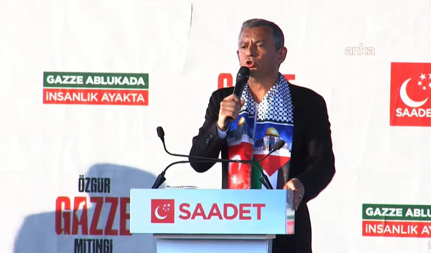Üsküdar'da Gazze mitingi: “İsrail’e yaptırımlar artık zorunlu”