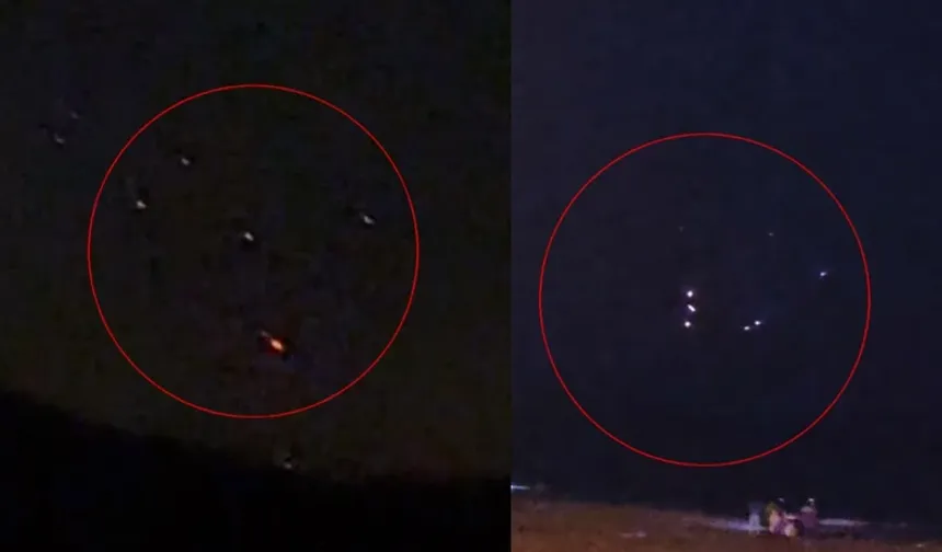 İran'ın fırlattığı füzeler Türkiye'den görüldü