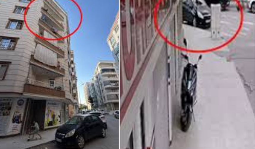Siirt'te 6 yaşındaki kız çocuğu 5. kattan aracın üzerine düştü!