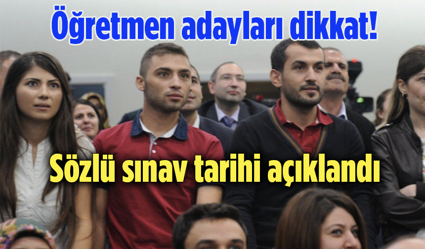 MEB, 15 bin sözleşmeli öğretmen için sözlü sınav tarihini açıkladı