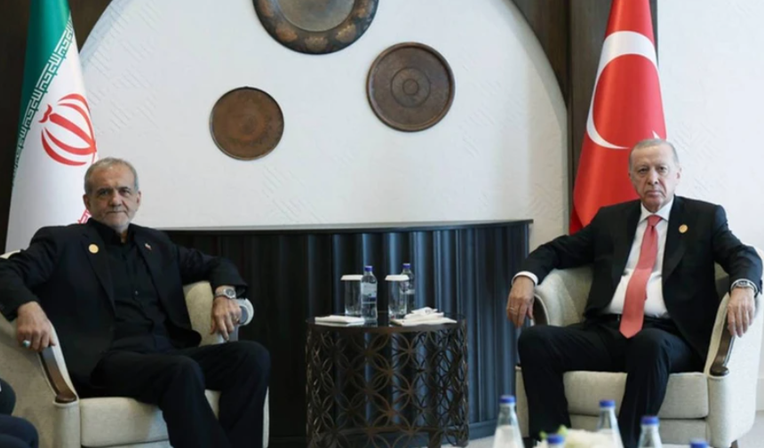 Erdoğan ve İran mevkidaşı Pezeşkiyan ile görüştü