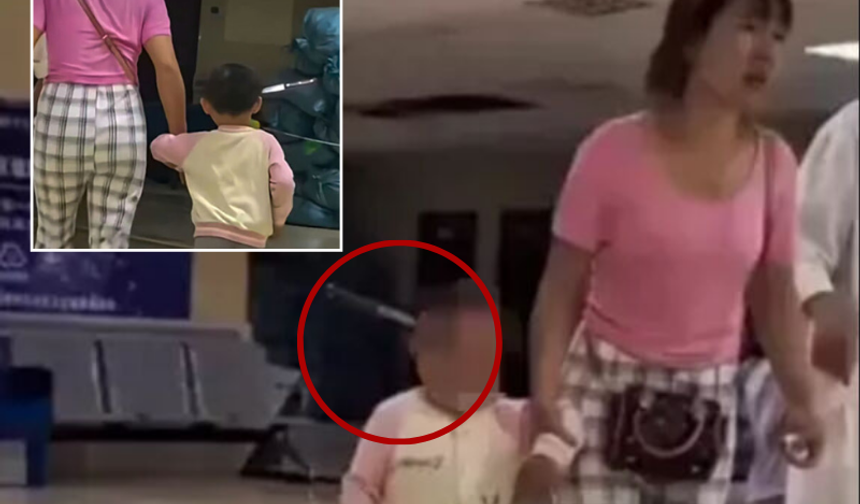 3 Yaşındaki Kızın Kafasına 15 cm'lik Bıçak Saplandı!