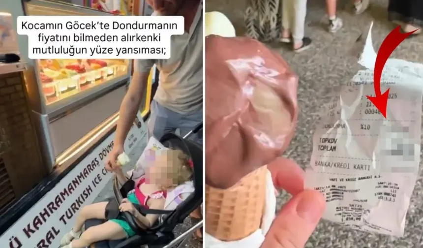 Fahiş fiyat skandalı! 1.050 TL’lik dondurma fişi gündem oldu