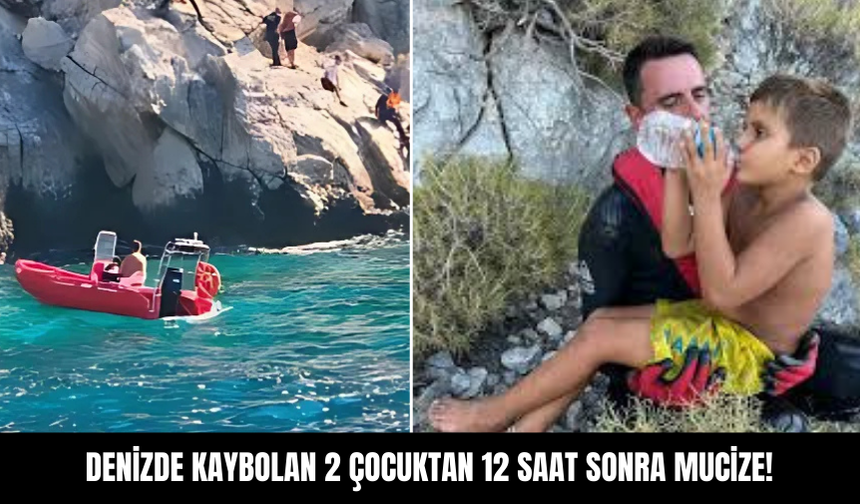 Denizde Kaybolan 2 Çocuktan 12 Saat Sonra Mucize!