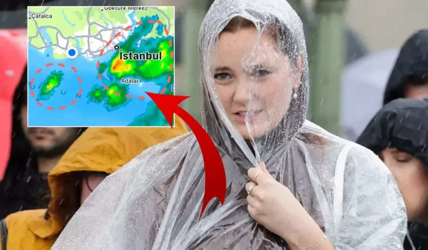 İstanbul’da gökyüzü karardı! Radarlar yağış bulutlarını saniye saniye kaydetti