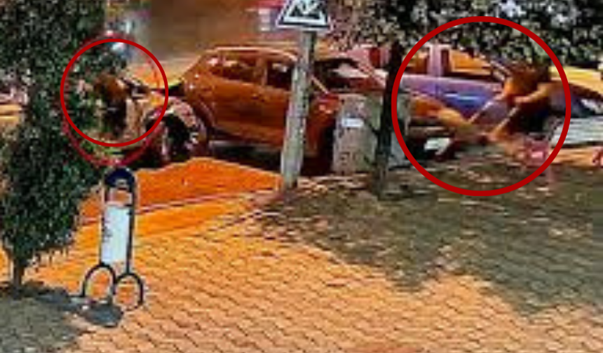 Bebekli Aile Faciadan Kıl Payı Kurtuldu!