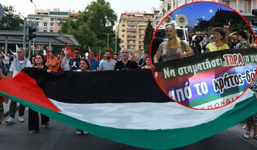 İsrail Askerlerini Yunanistan'a Sokmamak İçin Protesto Çağrısı Yaptılar