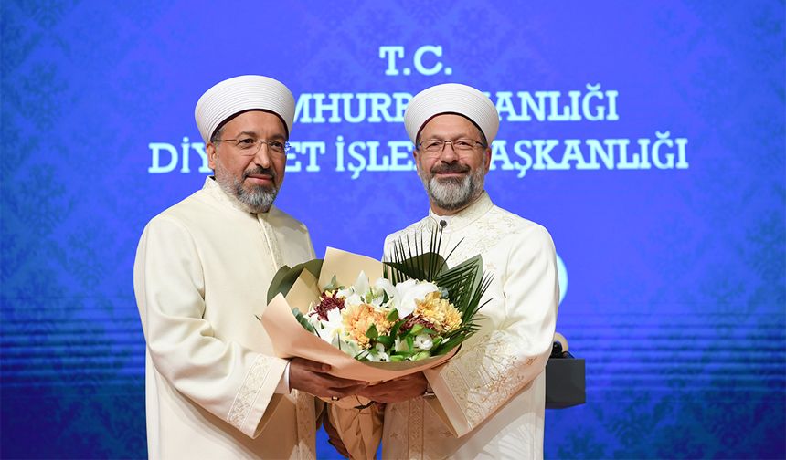 Diyanet İşleri Başkanlığı'nda Devir Teslim Töreni Yapıldı
