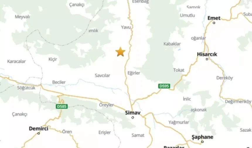 Kütahya’da bu sabah deprem mi oldu? Simav 4.1 depremi detayları