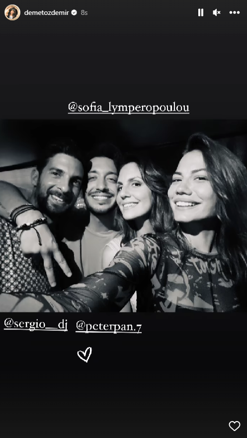 demet-ozdemir-dj-sergio-ile-ilk-pozunu-paylasti