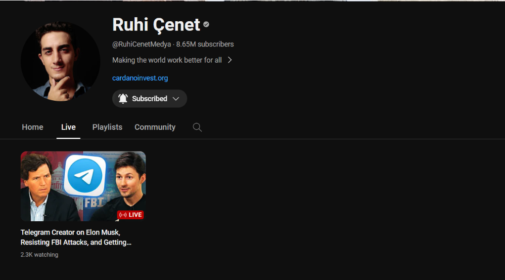 Ruhi Çenet'in hesabı yine çalındı!