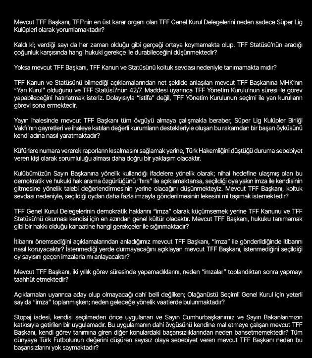 İstanbulspor:Yine soruyoruz nerede gerçekler?
