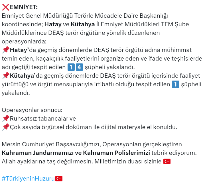 Bozdoğan-35 operasyonlarında 30 gözaltı