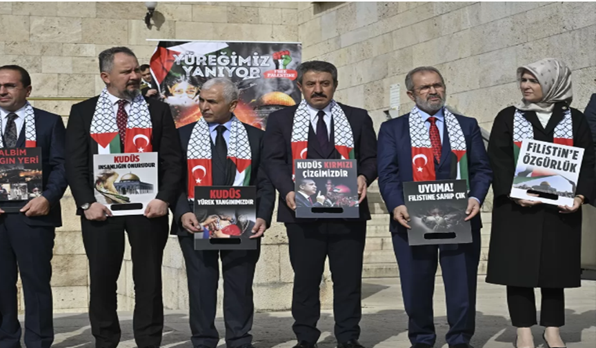 TBMM Türkiye-Filistin Dostluk Grubu Başkanı Turan'dan İsrail'e tepki
