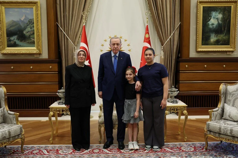 Cumhurbaşkanı Erdoğan Ayşe Ateş'i kabul etti