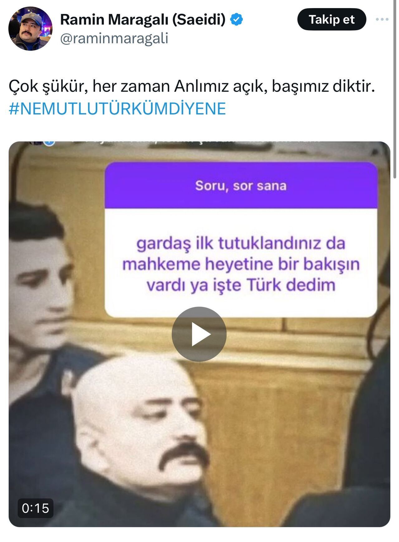 Ramin Saeidi gözaltına alındı