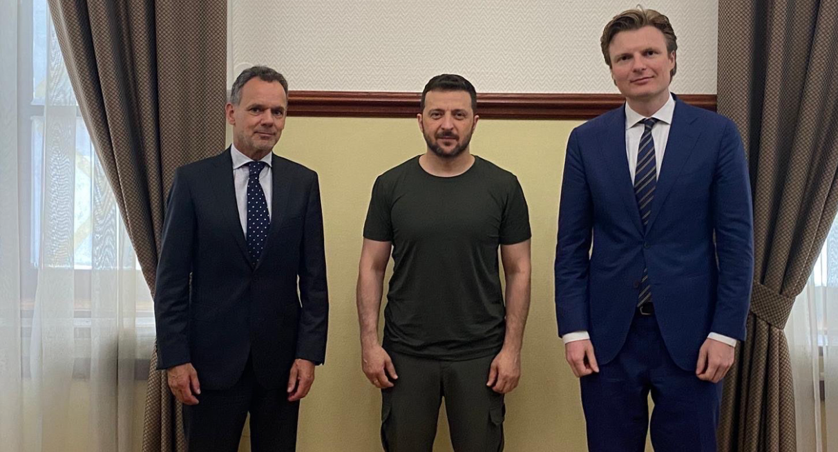 Hollanda Dışişleri Bakanı Veldkamp ve Savunma Bakanı Brekelmans Ukrayna’da
