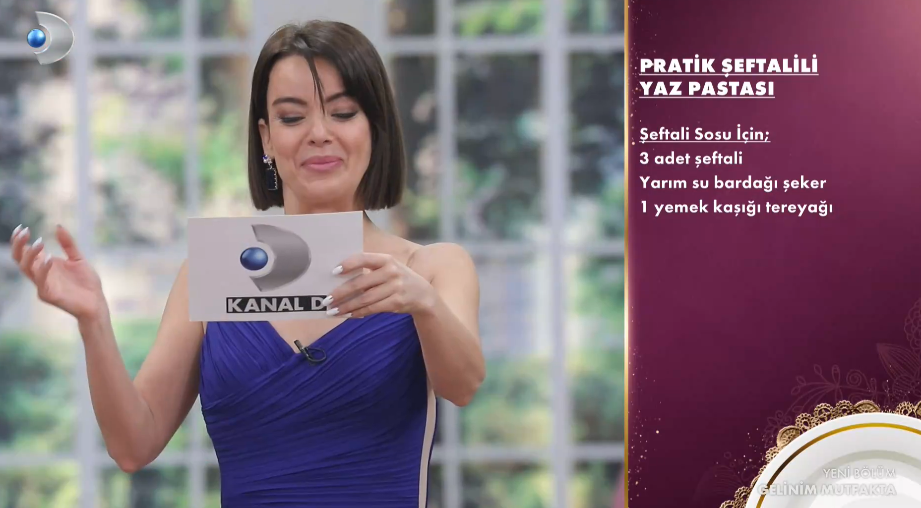Gelinim Mutfakta Şeftali Tatlısı
