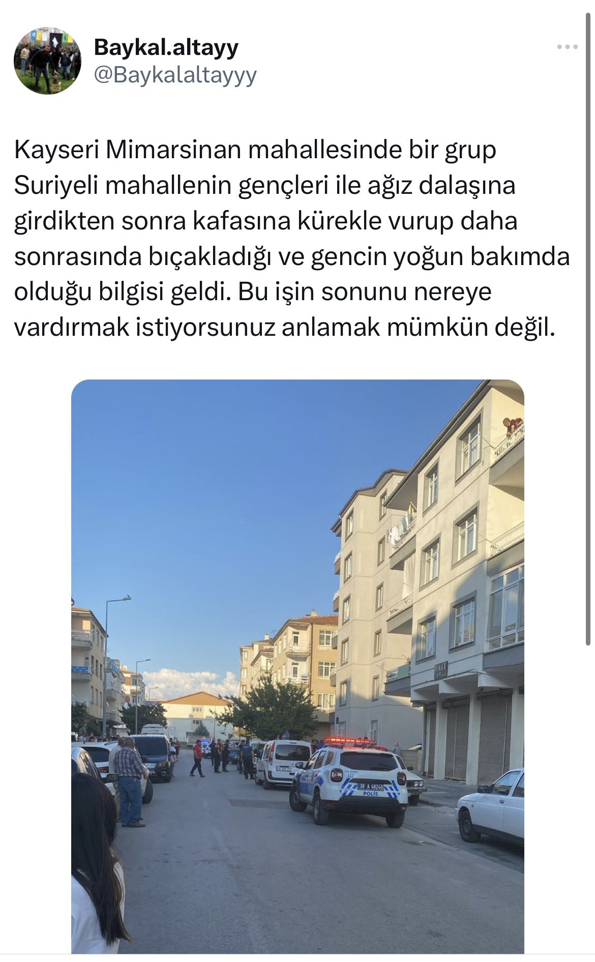 Ümit Özdağ Kayseri Tweet