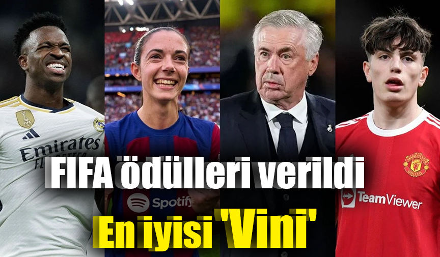 Futbolda FİFA’nın ‘en iyileri’ belli oldu! Vinicius Junior dünyada yılın en iyi futbolcusu