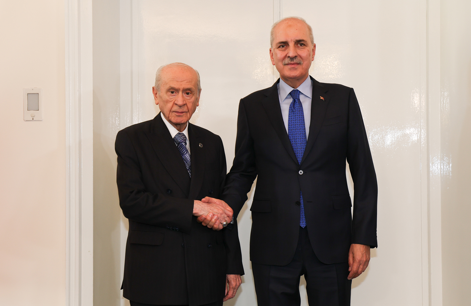 Bahçeli Kurtulmuş Meclis’te Terörsüz Türkiye Görüşmesi