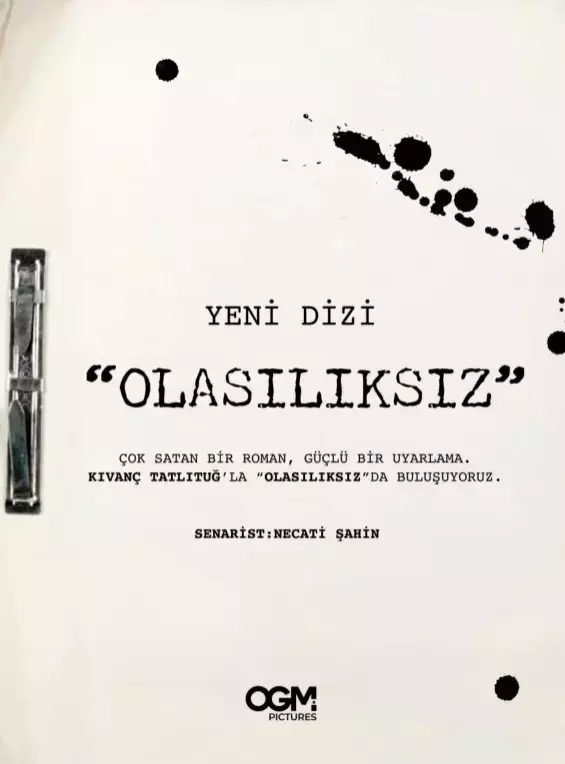 Kivanc Tatlitug Olasiliksiz Dizisiyle 18819532 9298 M