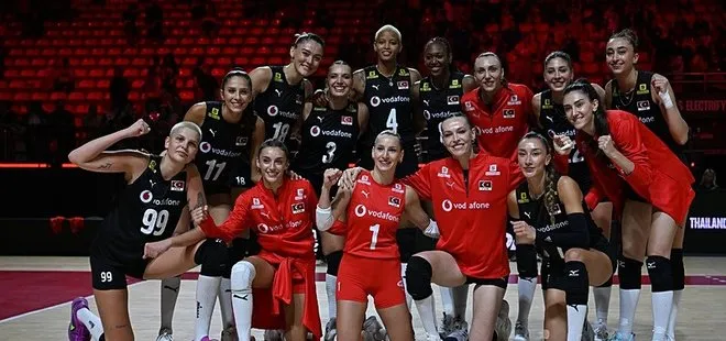 A Milli Kadın Voleybol Takımı.