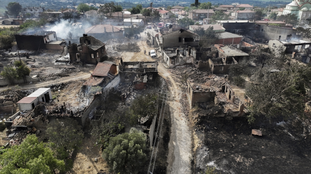 Çanakkale Orman Yangini