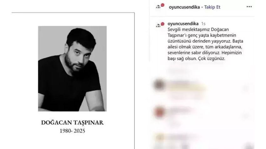 Doğacan Taşpınar, Vefat Haberi