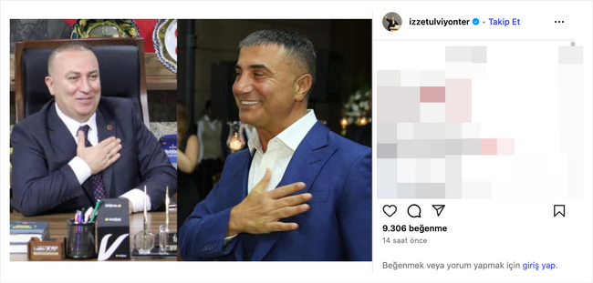 İzzet Ulvi Yönter Sedat Peker