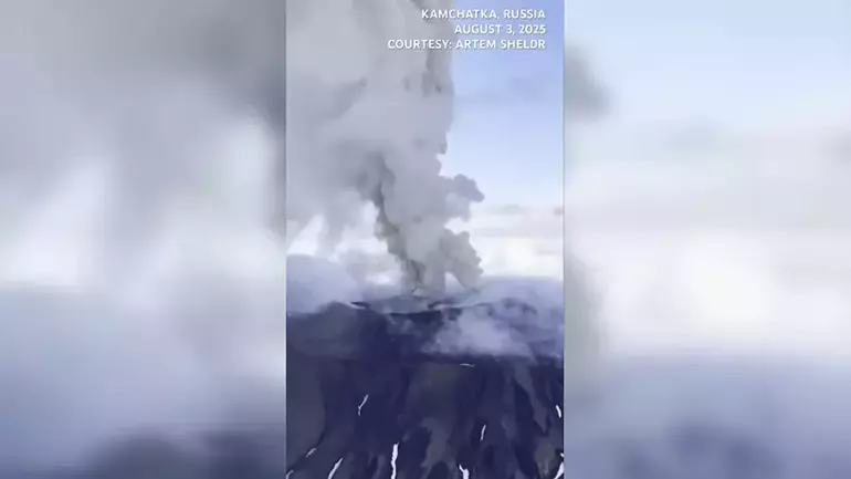 Rusya Volkan Patlaması 2