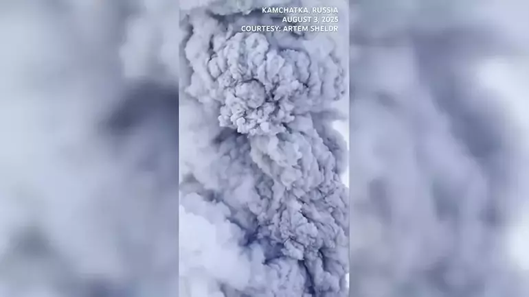 Rusya Volkan Patlaması