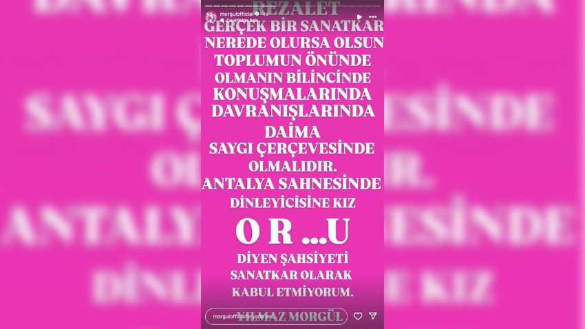Yılmaz Morgül Bülent Ersoy Yanıt