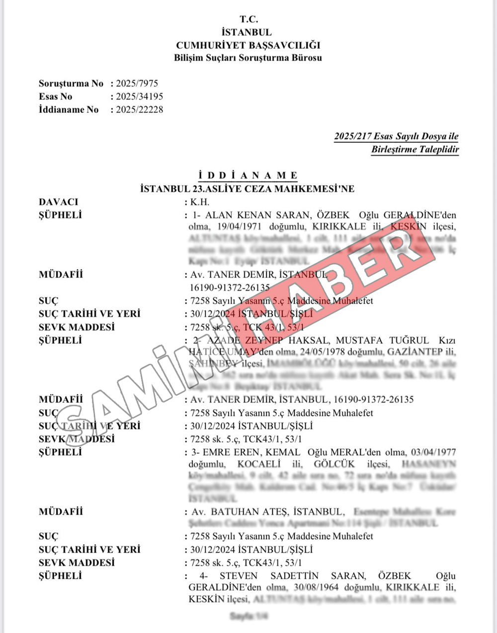 İşte Belgelerle Sadettin Saran Bilmecesi 4
